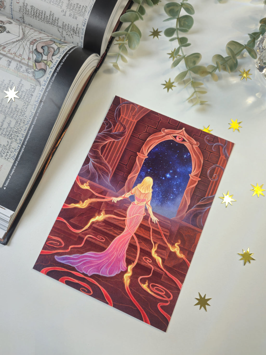 Burn the Threads Art Print