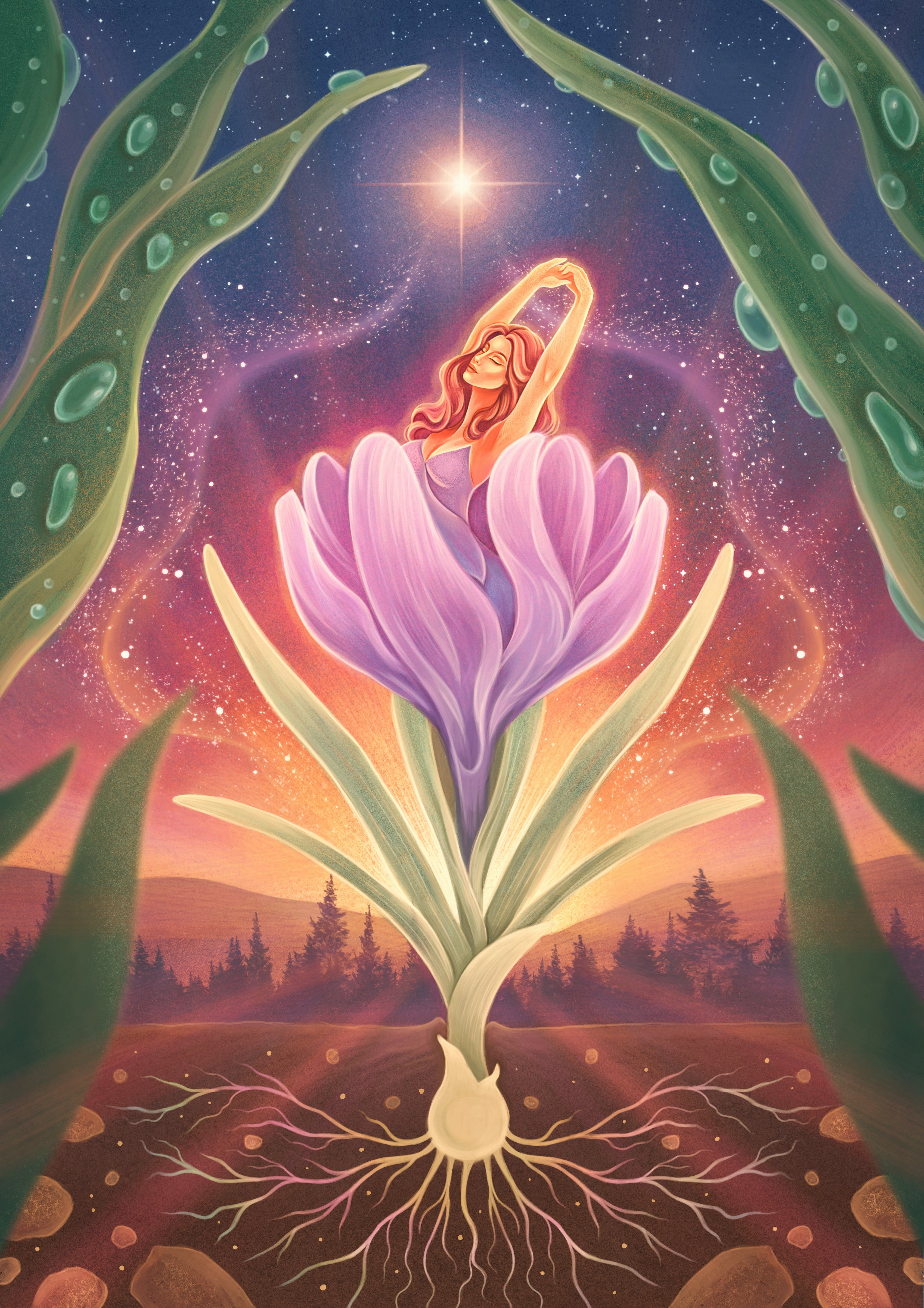 The First Bloom Art Print