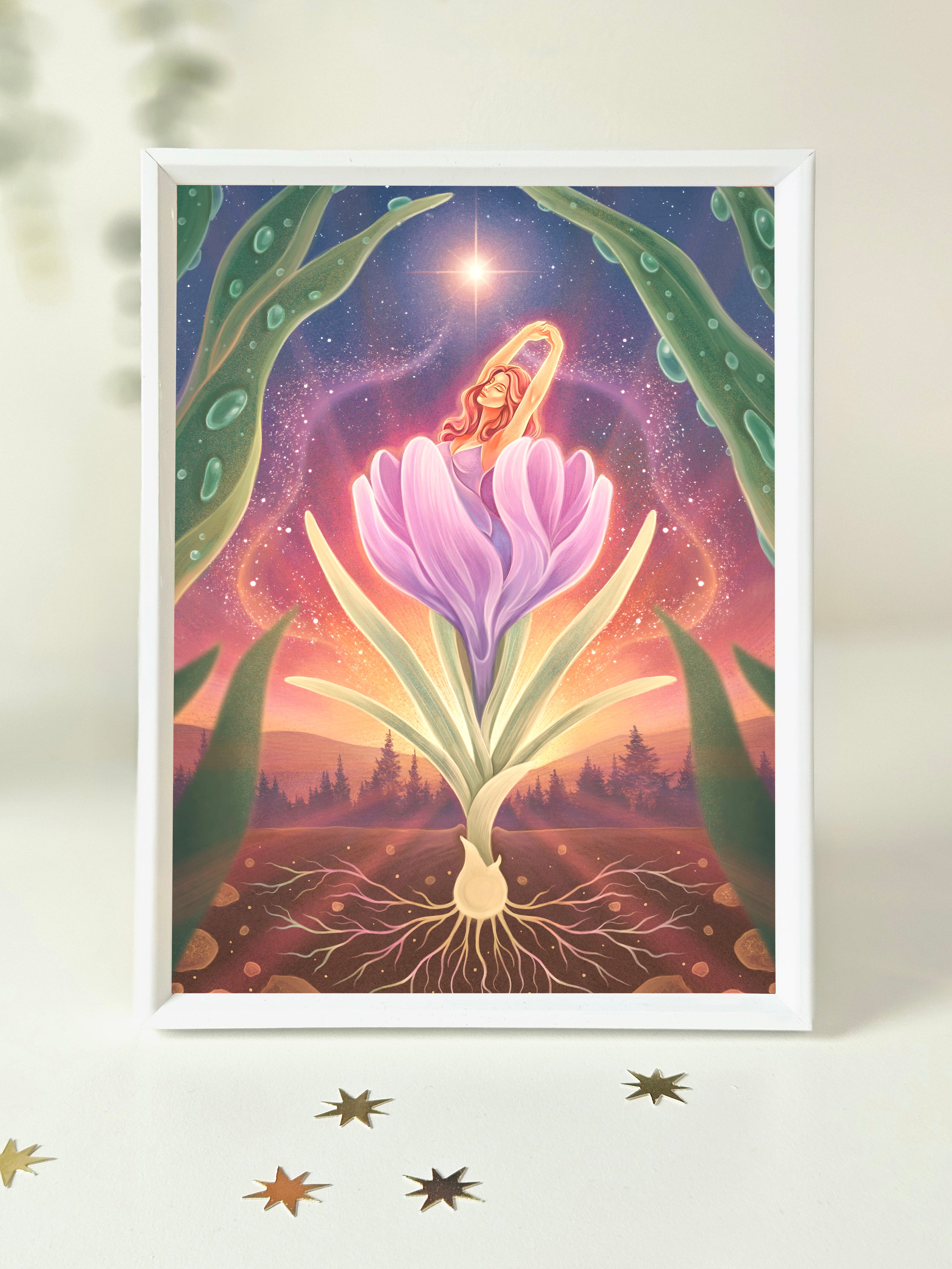 The First Bloom Art Print