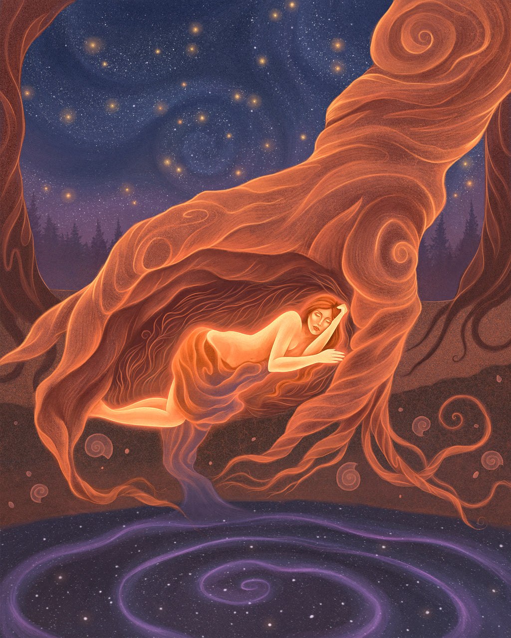 Held by the Earth Art Print