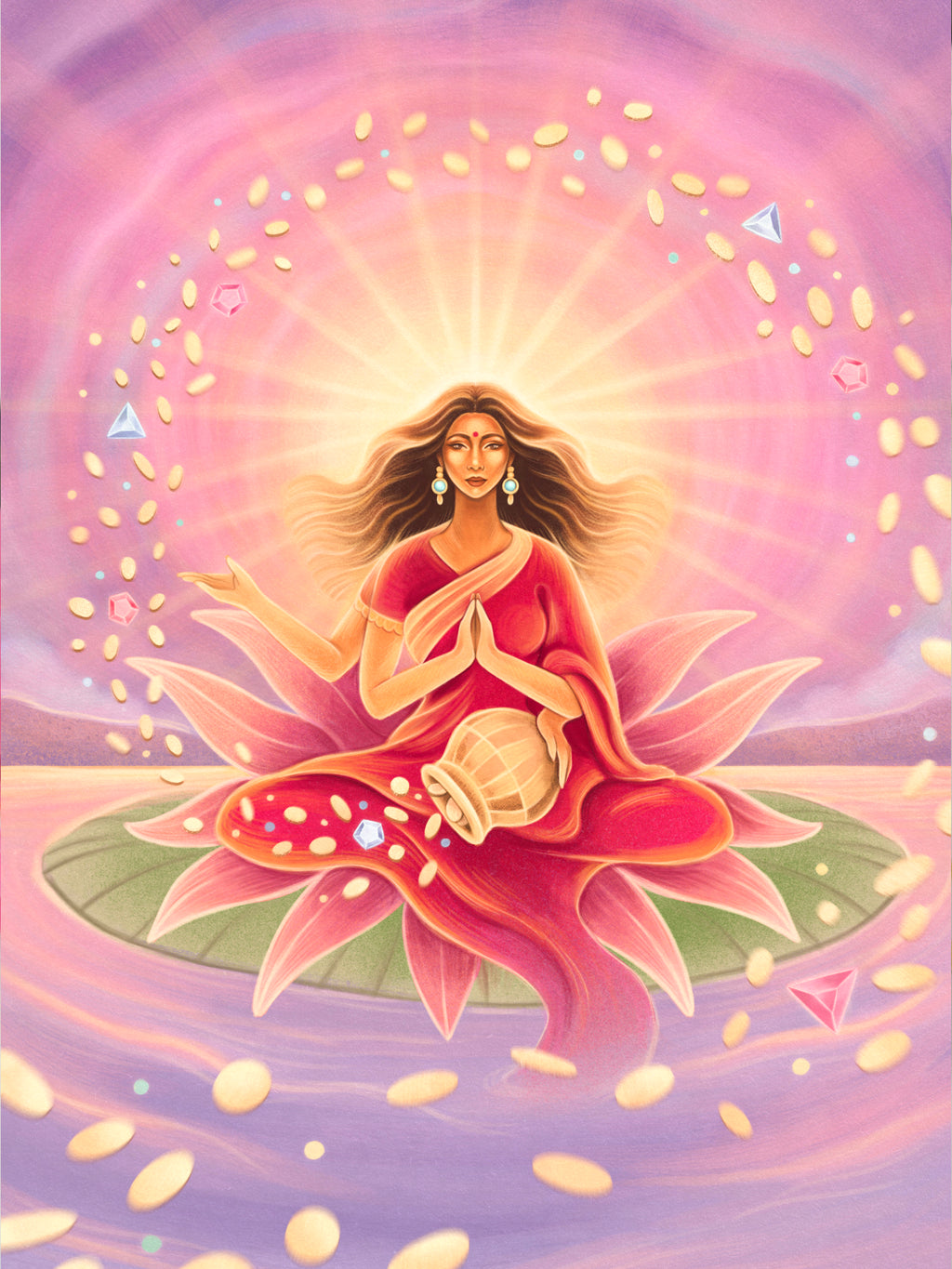 Lakshmi Goddess Art Print