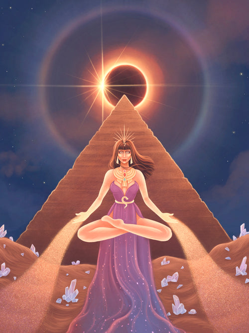 Ancient Eclipse Art Print