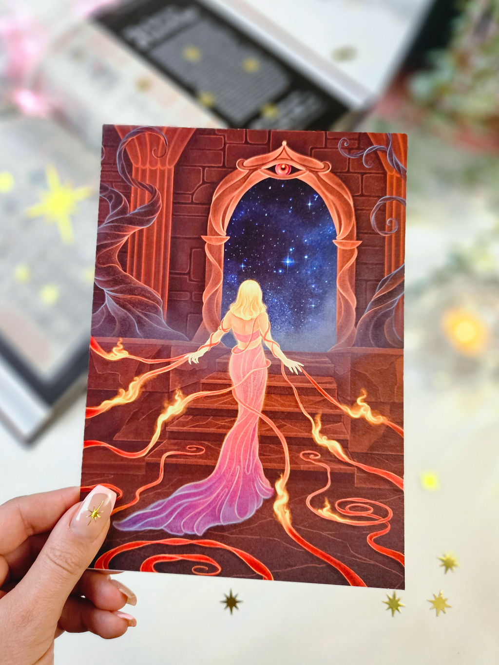 Burn the Threads Art Print