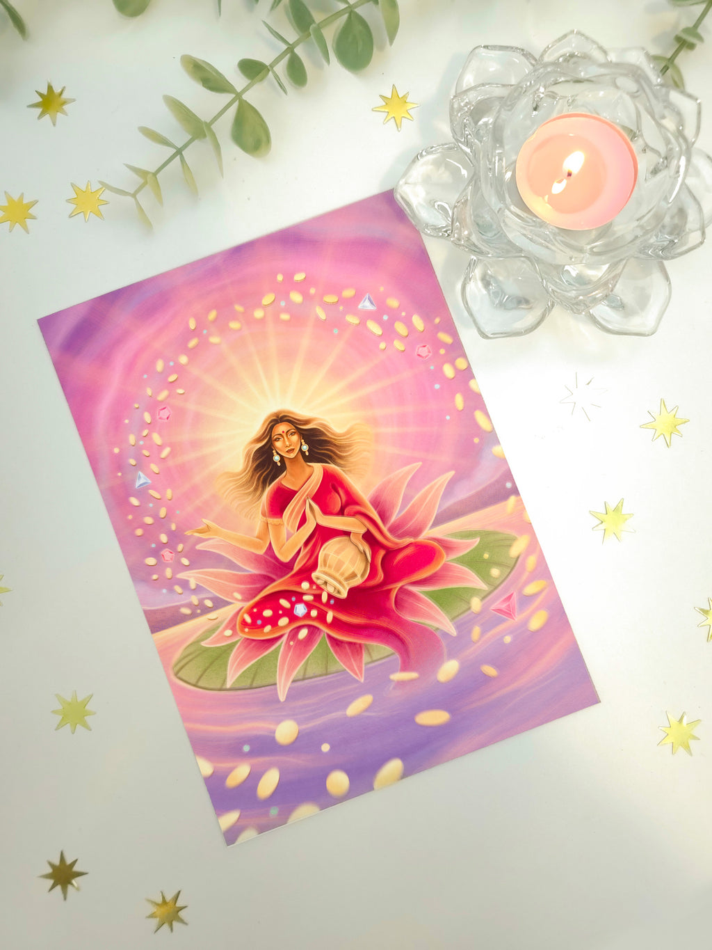 Lakshmi Goddess Art Print