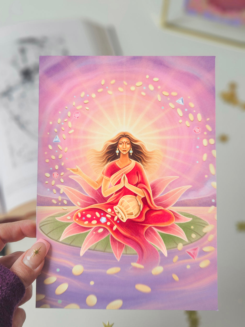 Lakshmi Goddess Art Print