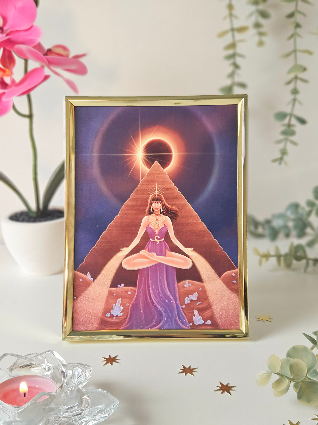 Ancient Eclipse Art Print