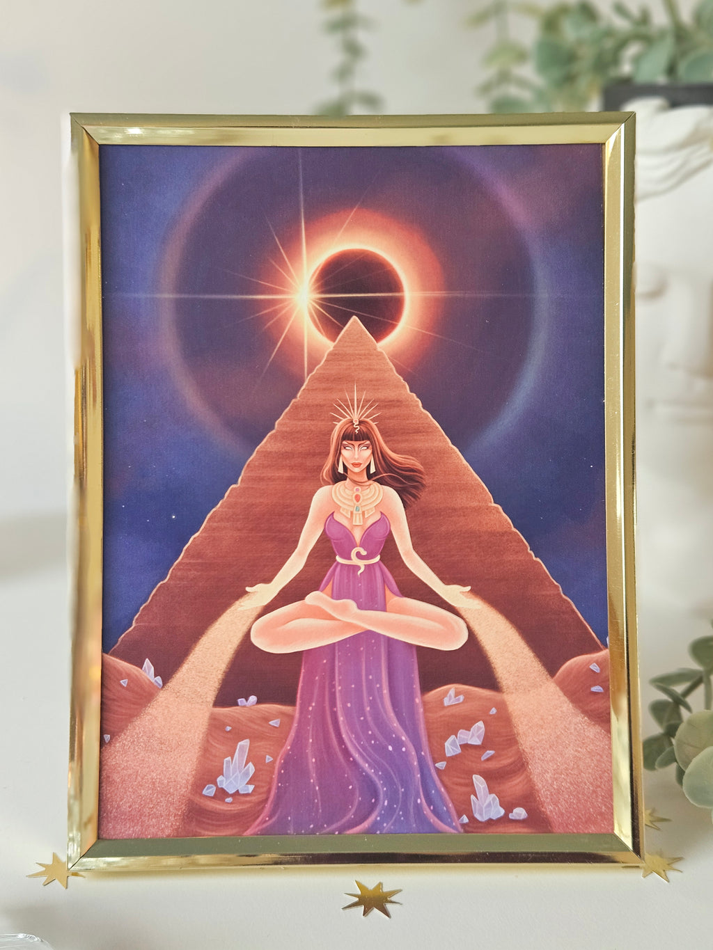 Ancient Eclipse Art Print