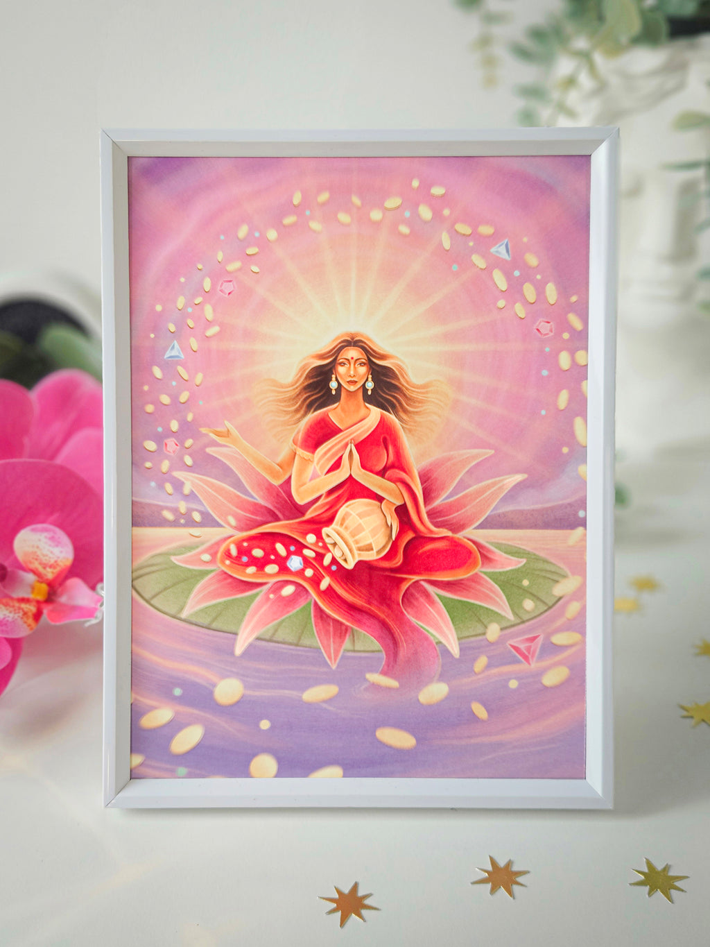 Lakshmi Goddess Art Print