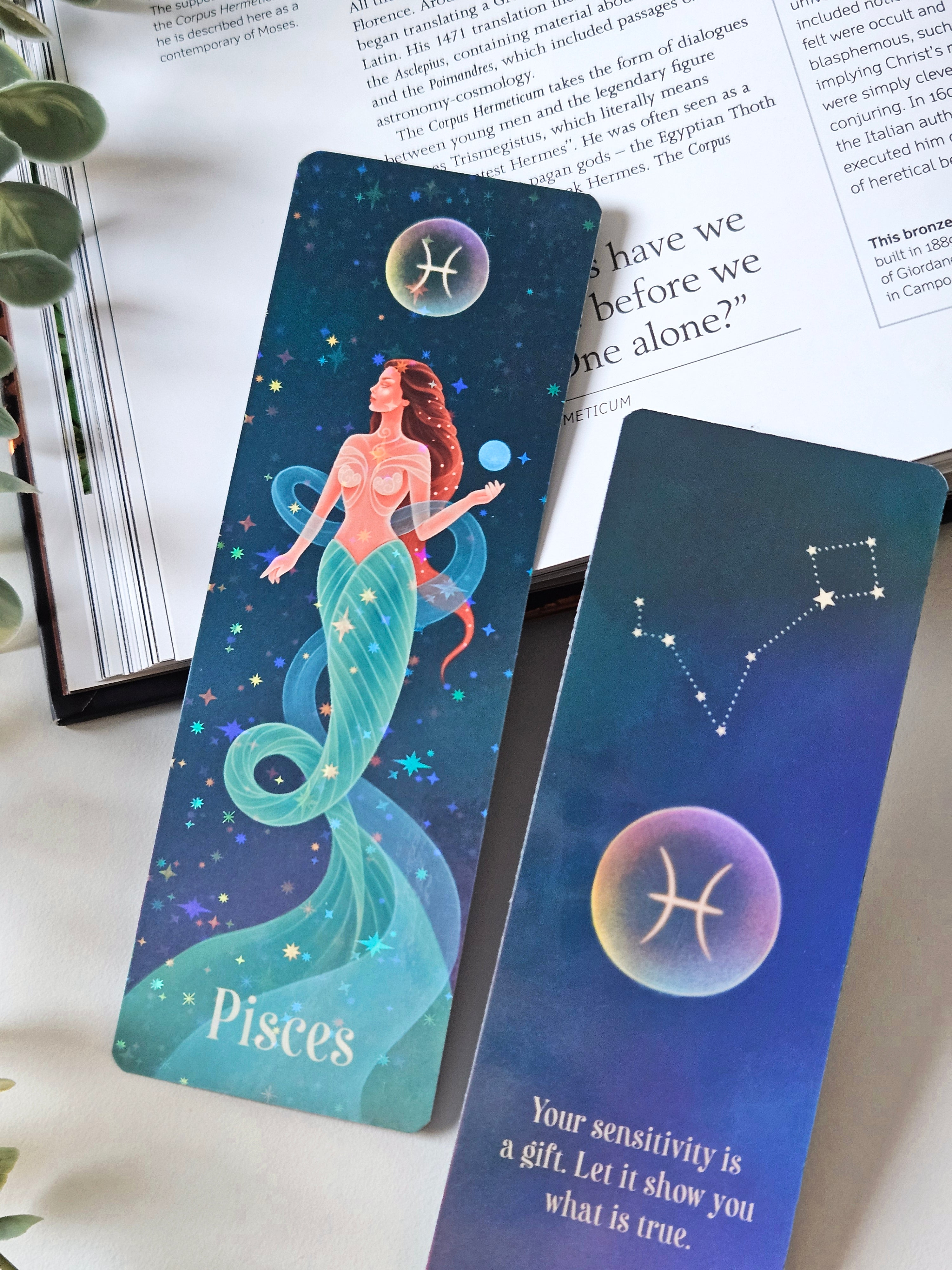 Pisces Zodiac Bookmark