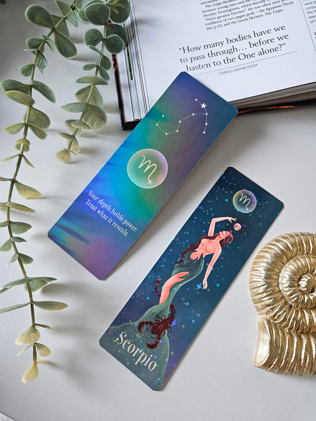 Scorpio Zodiac Bookmark