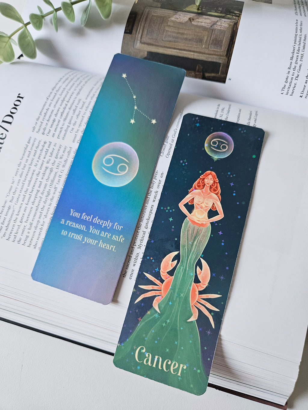 Cancer Zodiac Bookmark