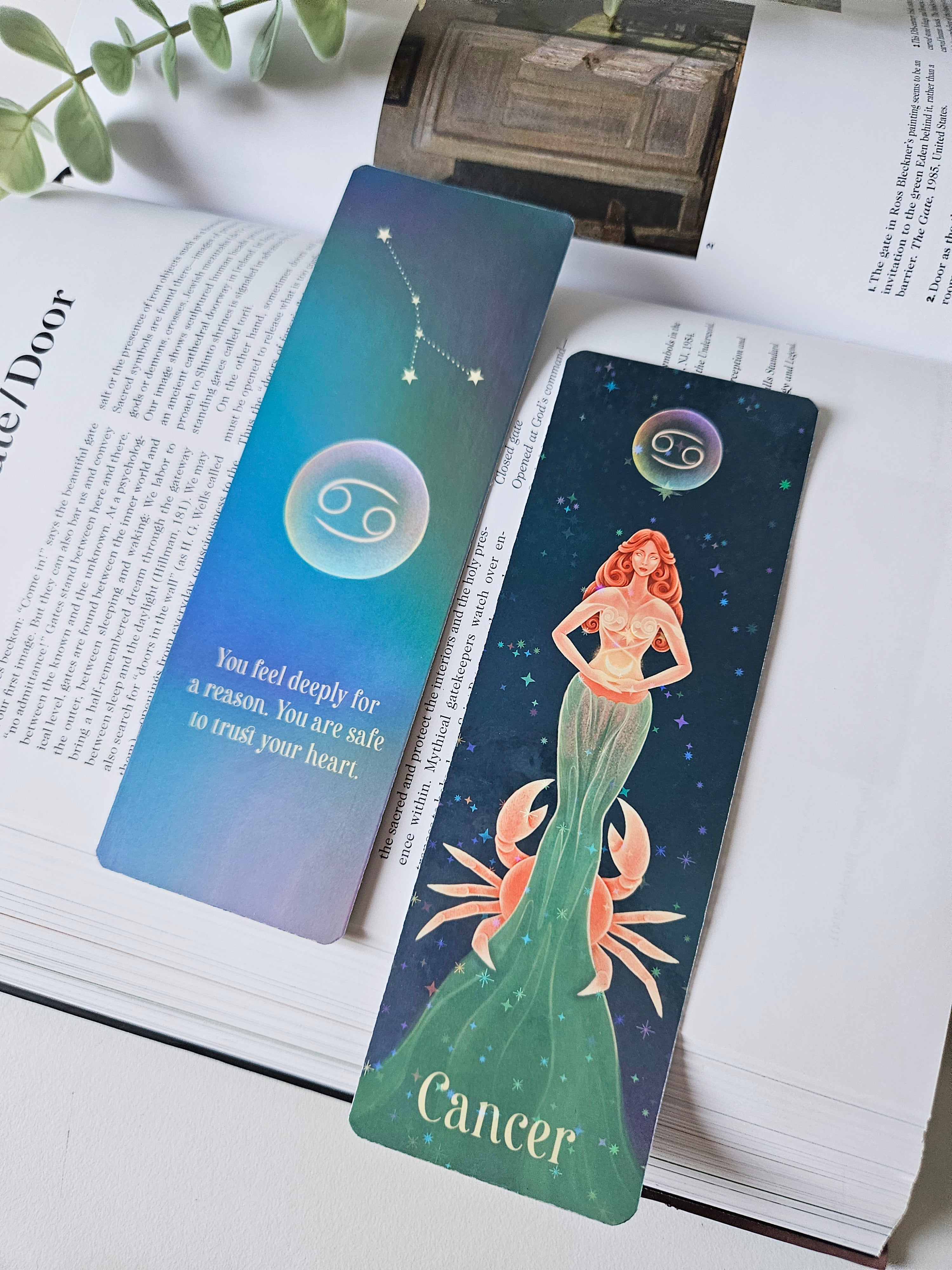 Cancer Zodiac Bookmark