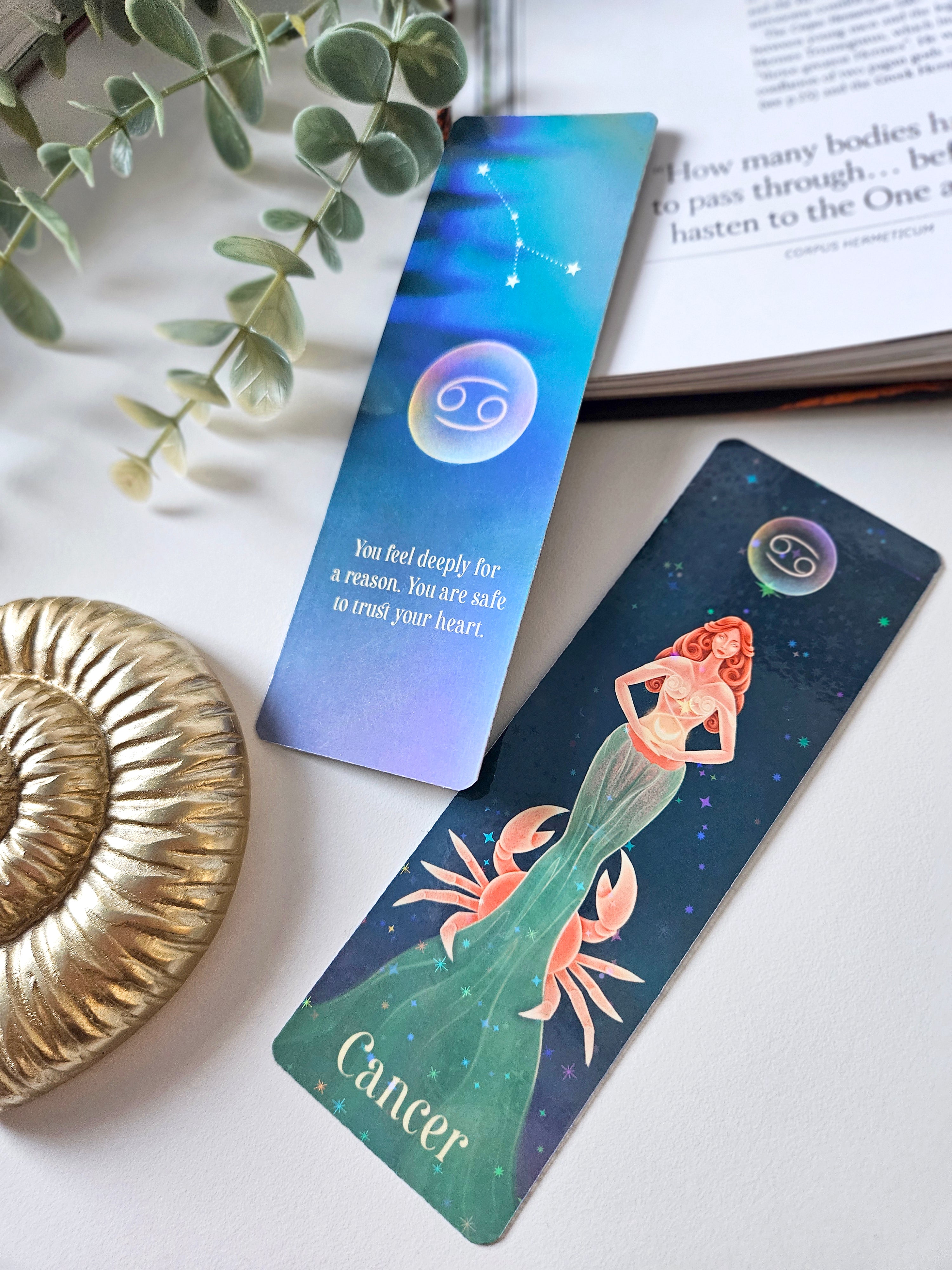 Cancer Zodiac Bookmark