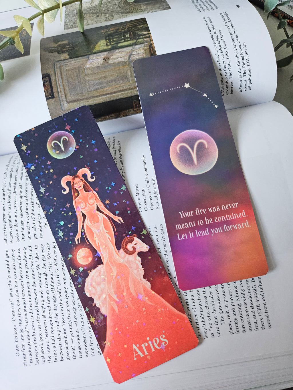 Aries Zodiac Bookmark