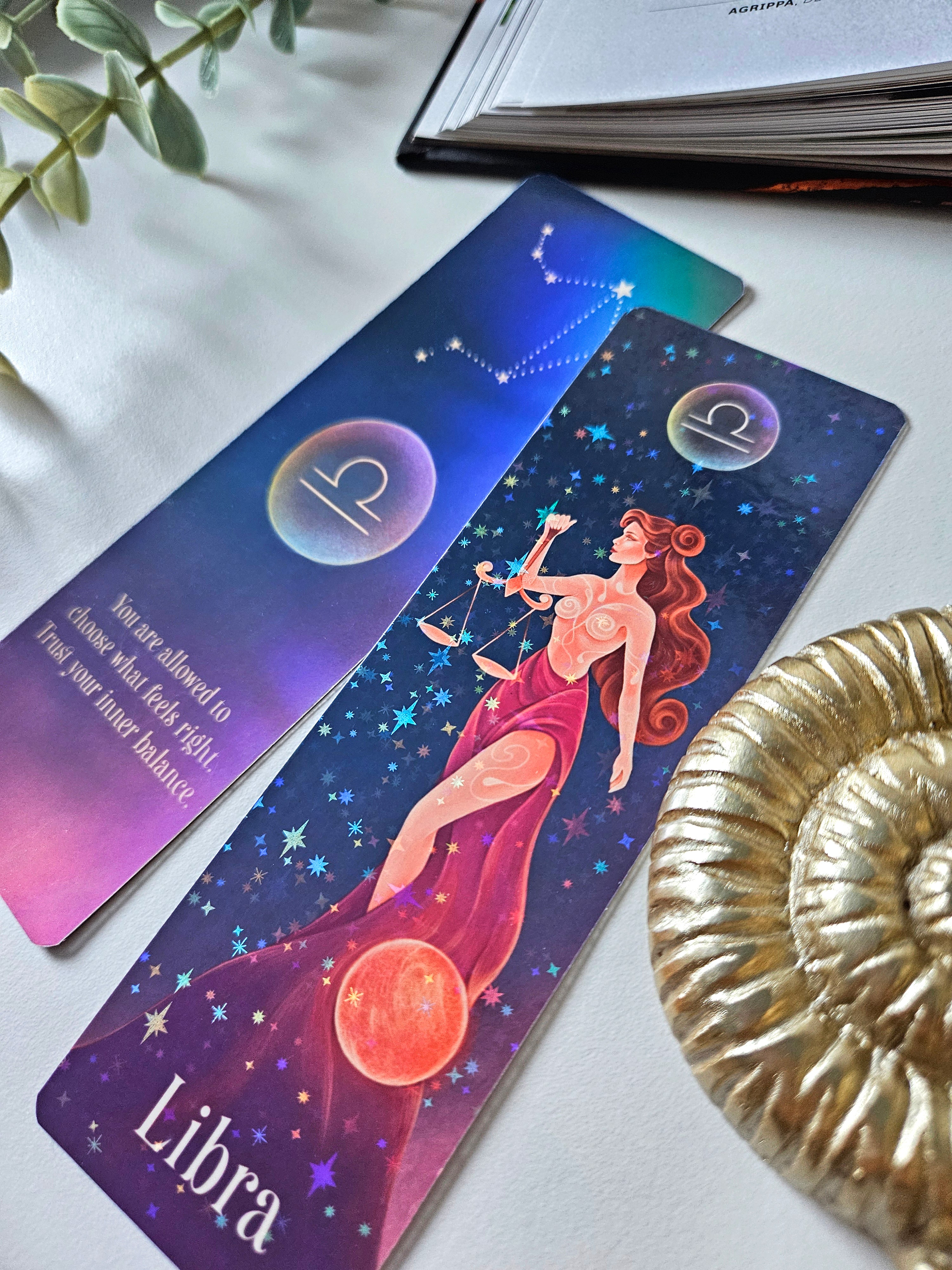 Libra Zodiac Bookmark