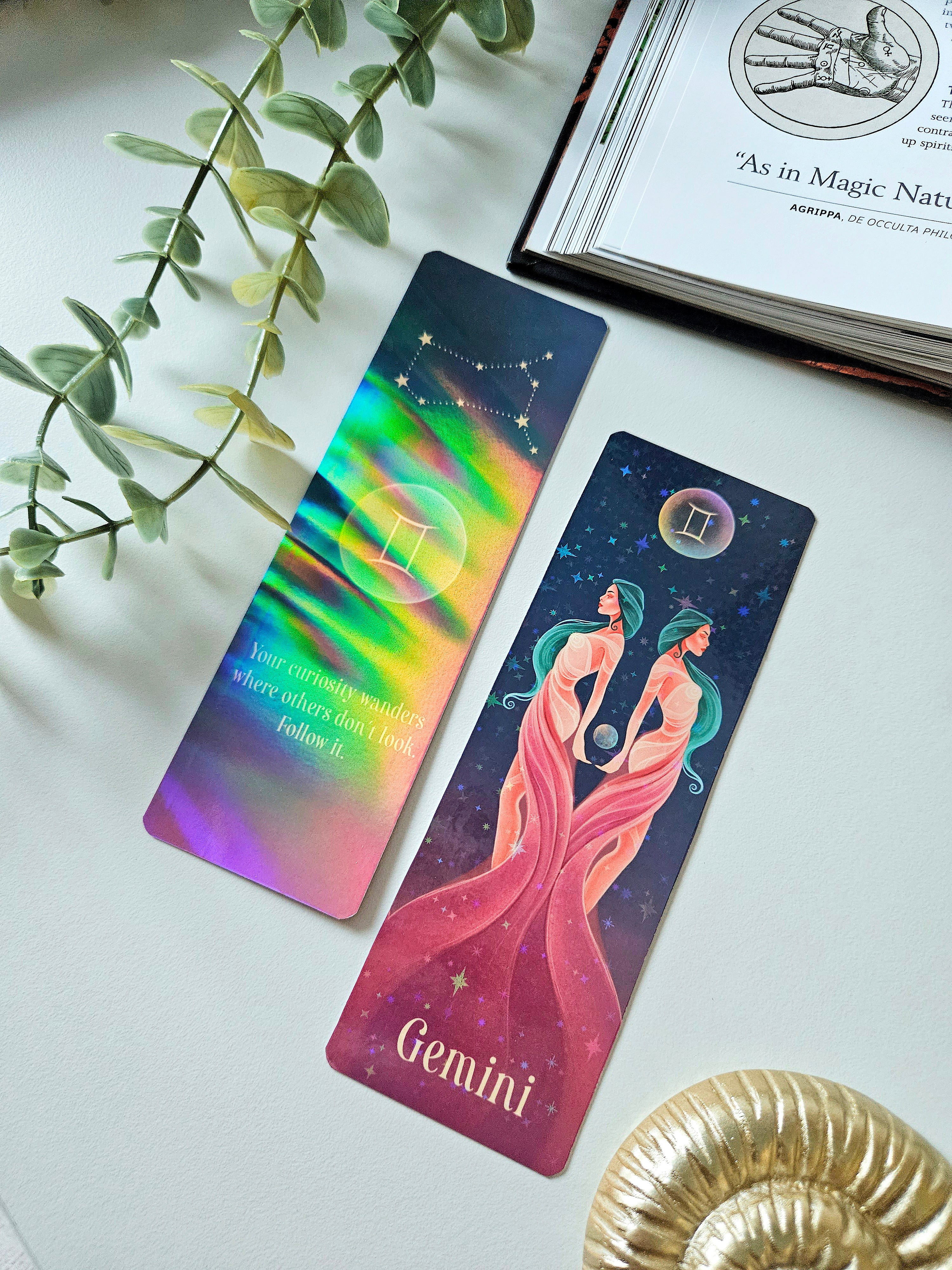 Gemini Zodiac Bookmark