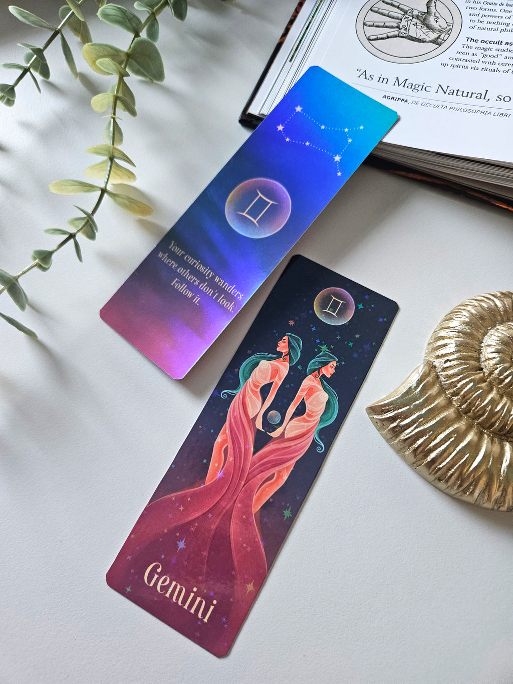 Gemini Zodiac Bookmark