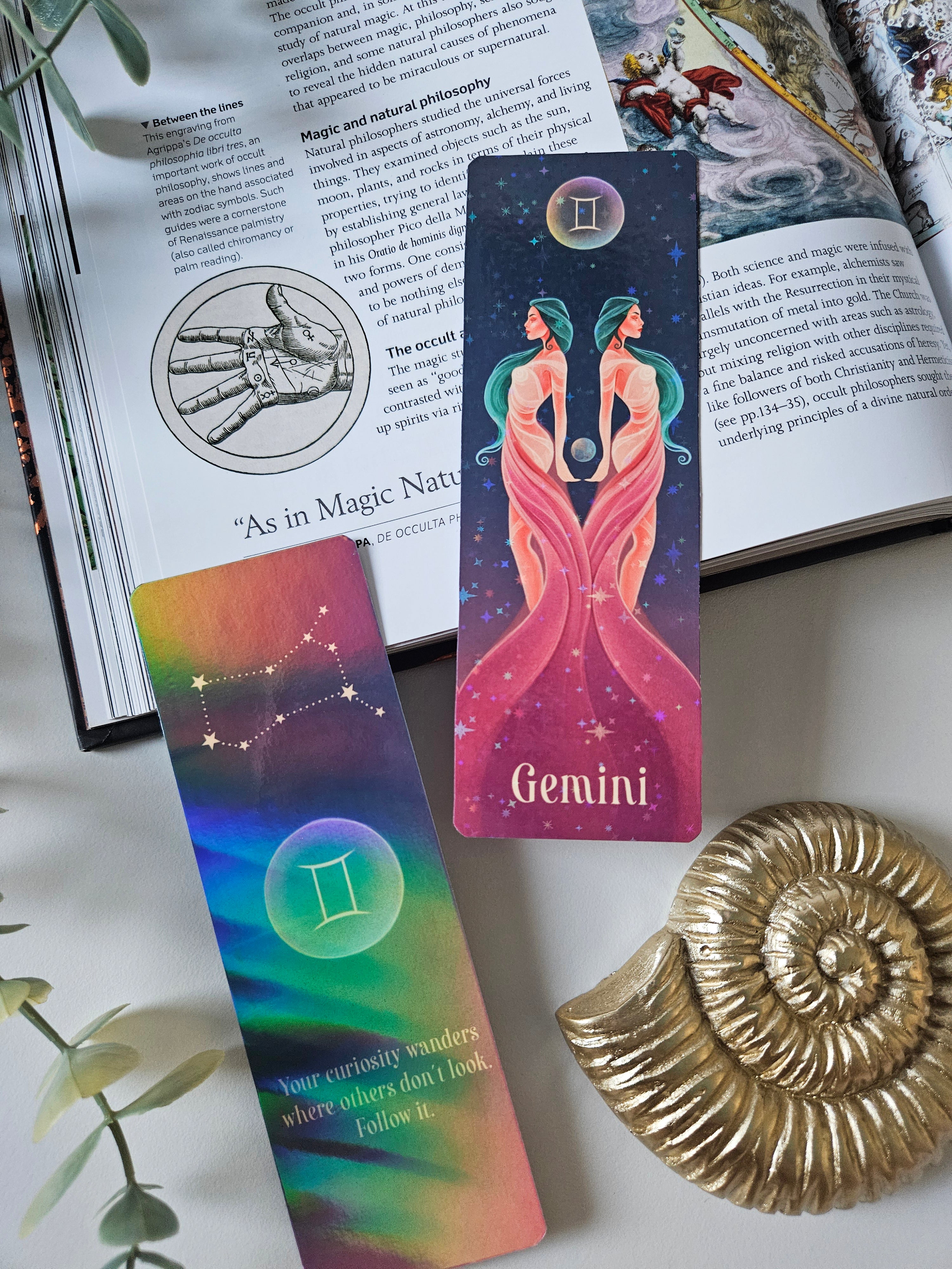 Gemini Zodiac Bookmark