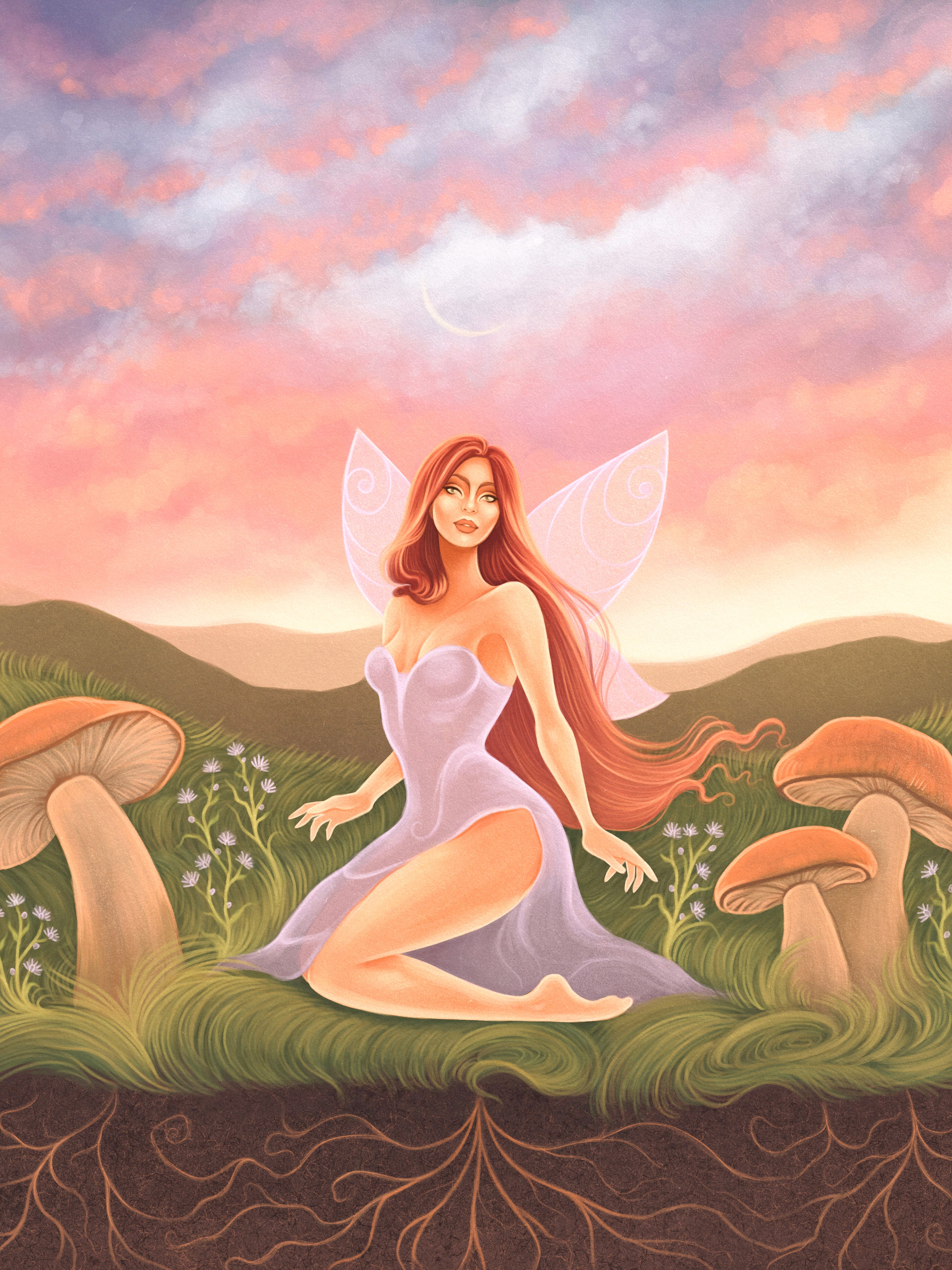 Spring Fae Art Print