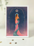 Aquarius Zodiac Art Print
