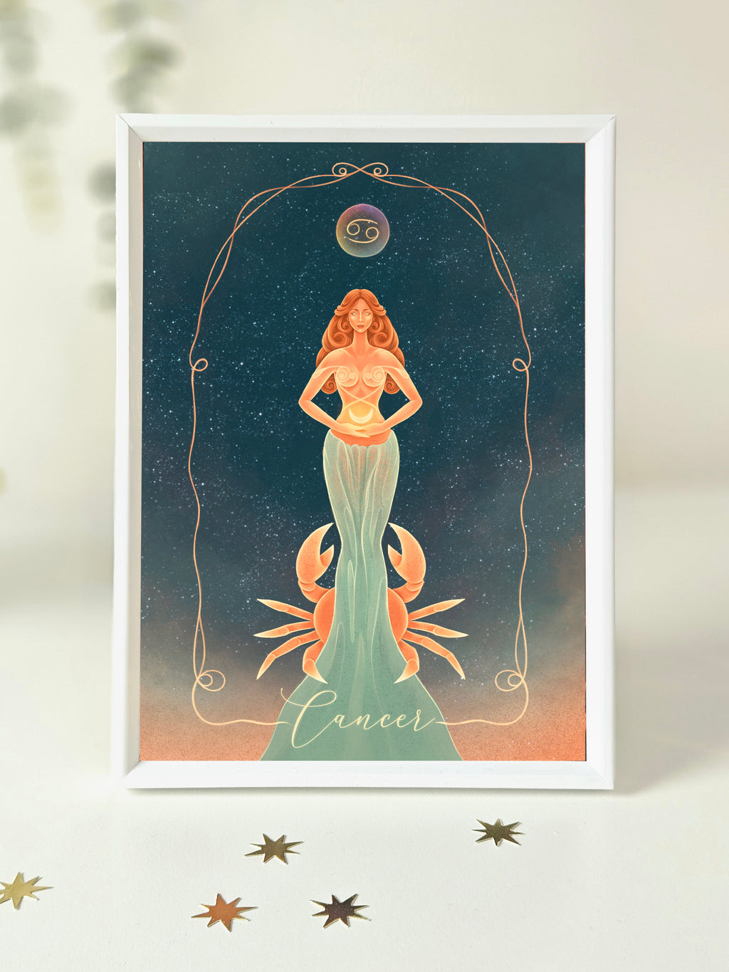 Cancer Zodiac Art Print