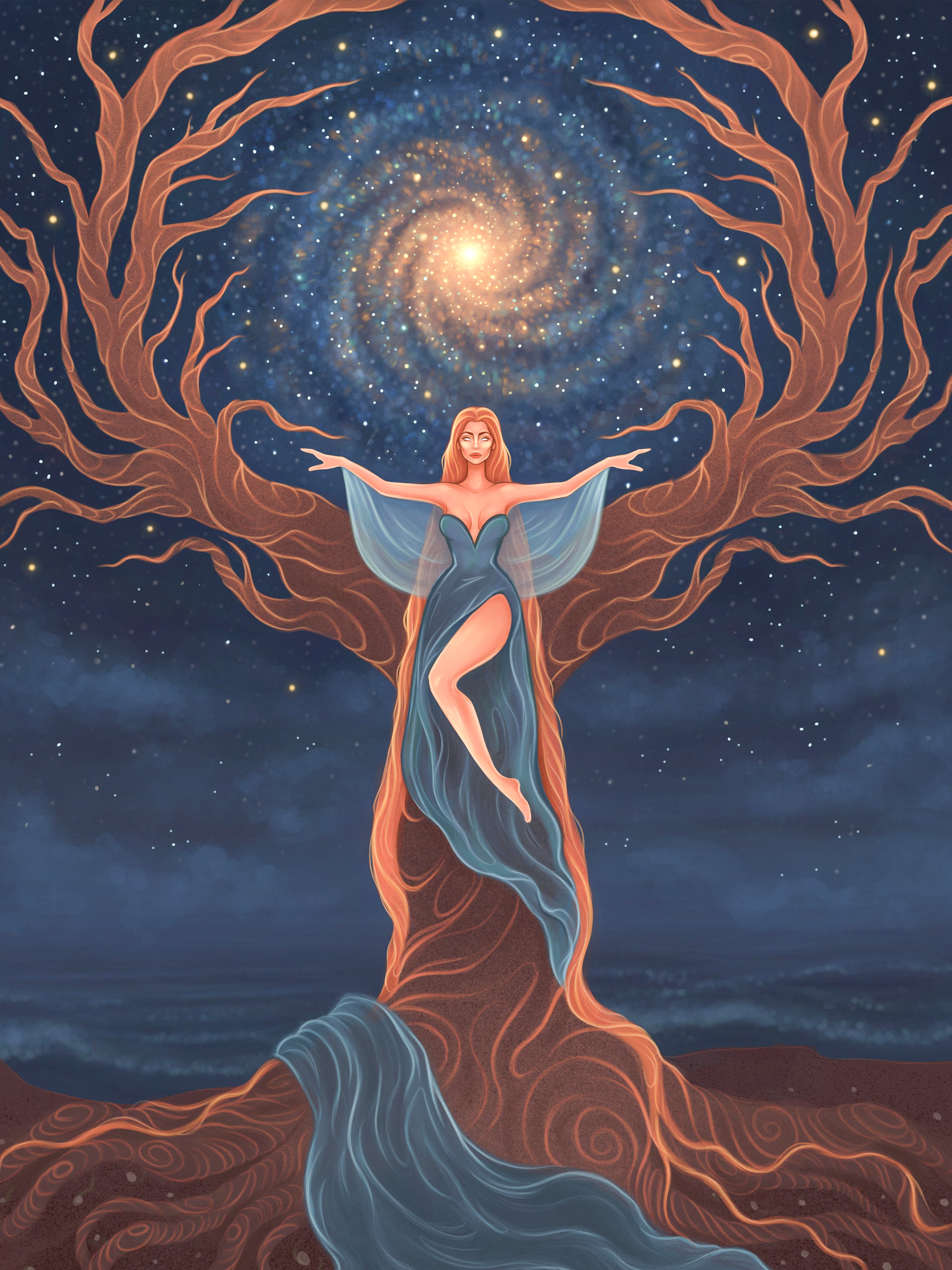 The Celestial Tree Art Print
