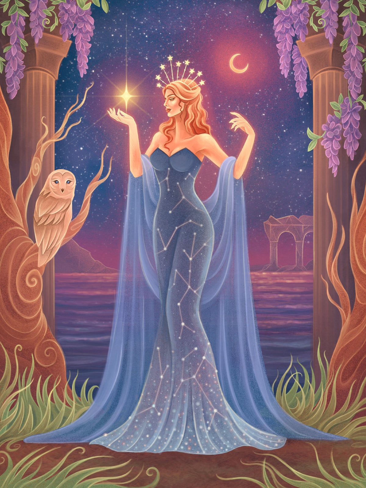 Celestial Witch Art Print