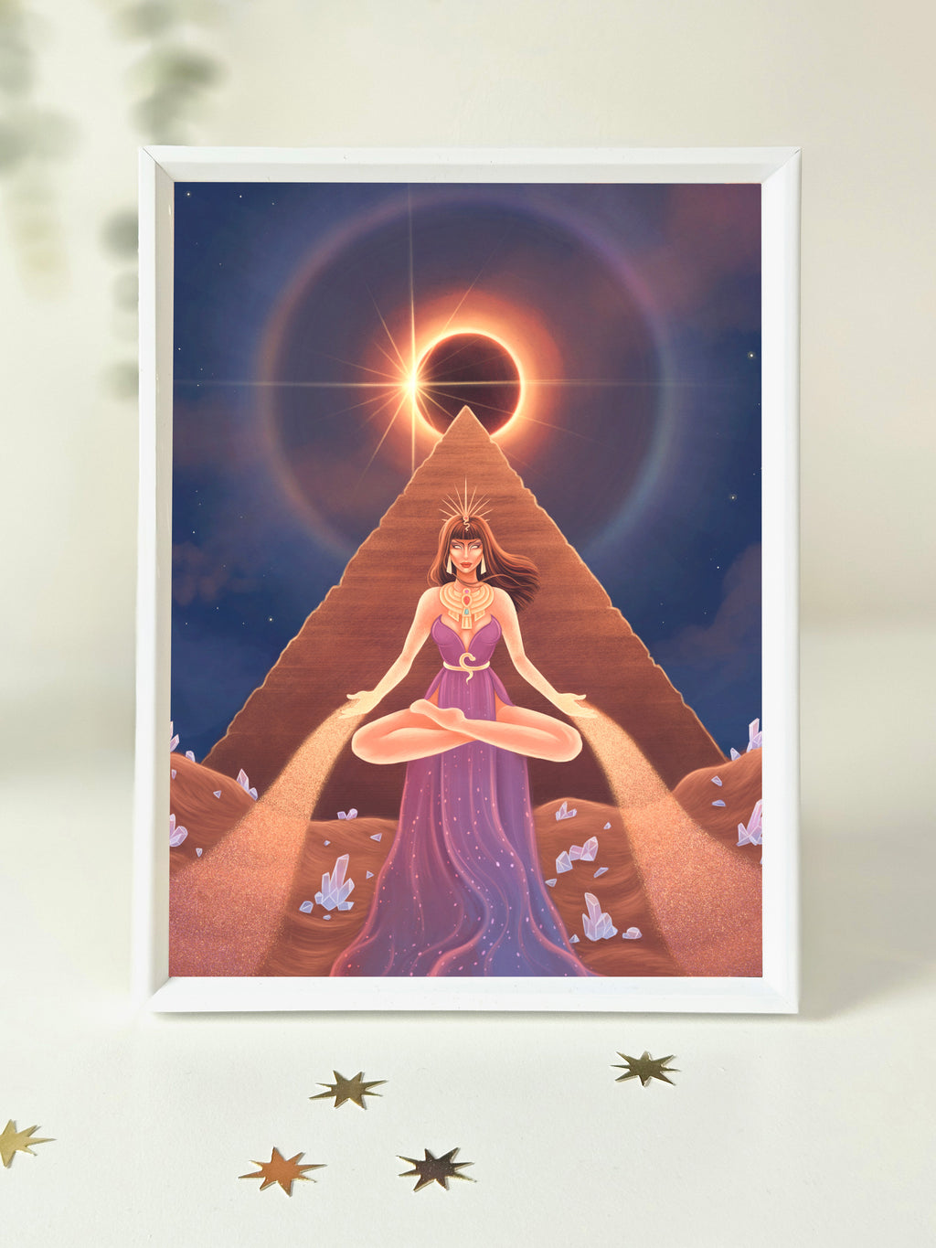 Ancient Eclipse Art Print