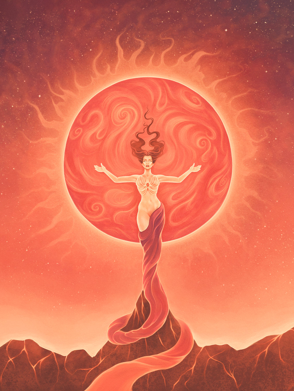 Fire - Element Series Art Print