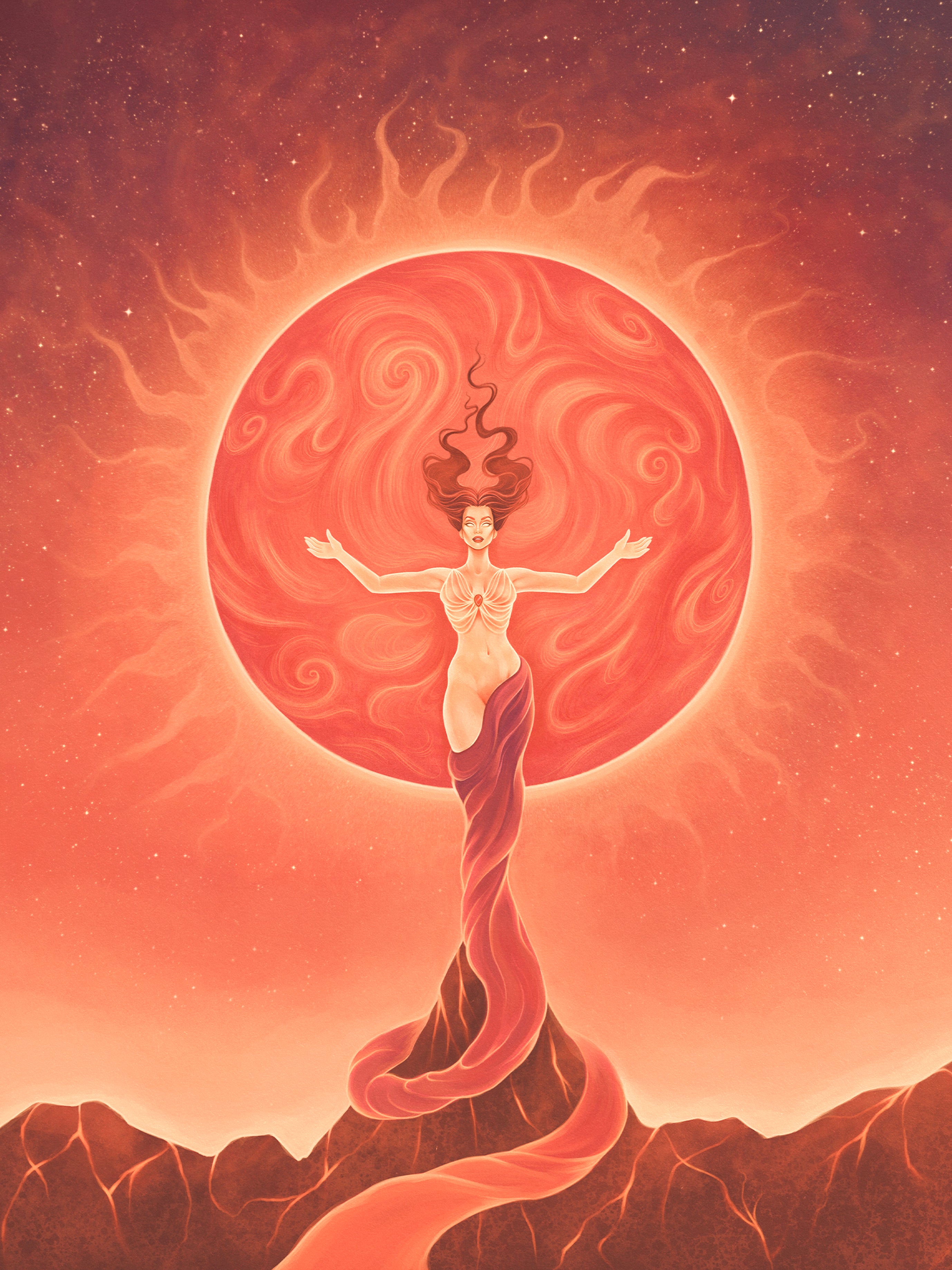 Fire - Element Series Art Print