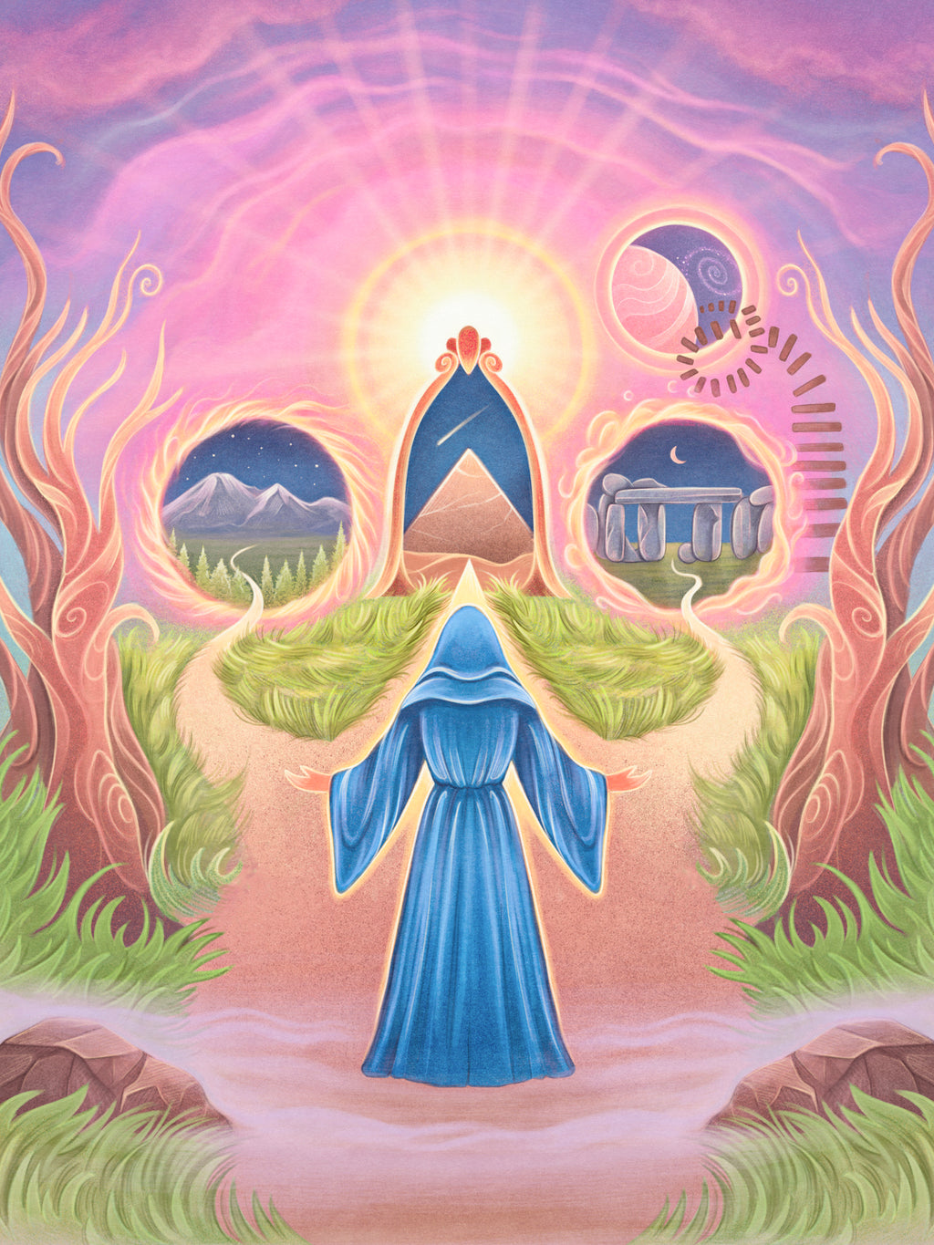 Guardian of Ancient Places Art Print