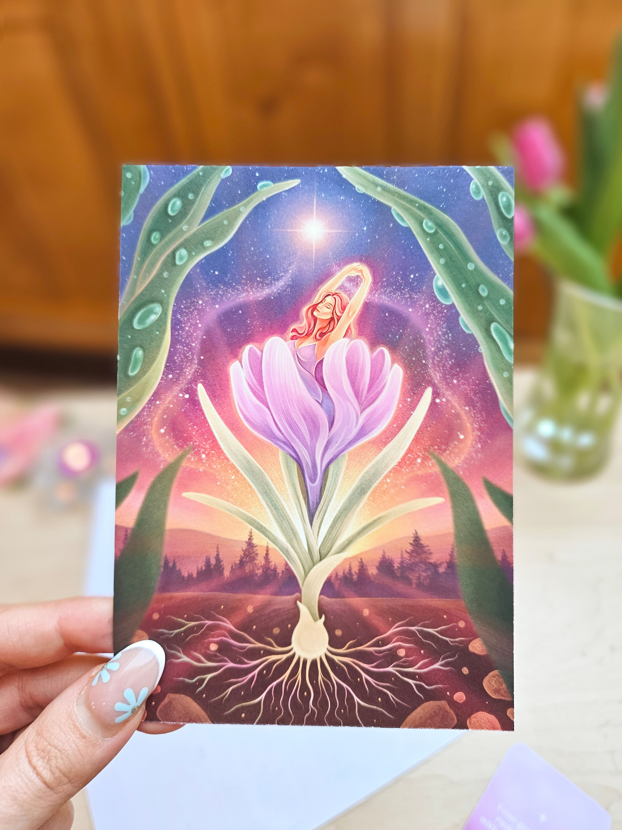 The First Bloom Art Print