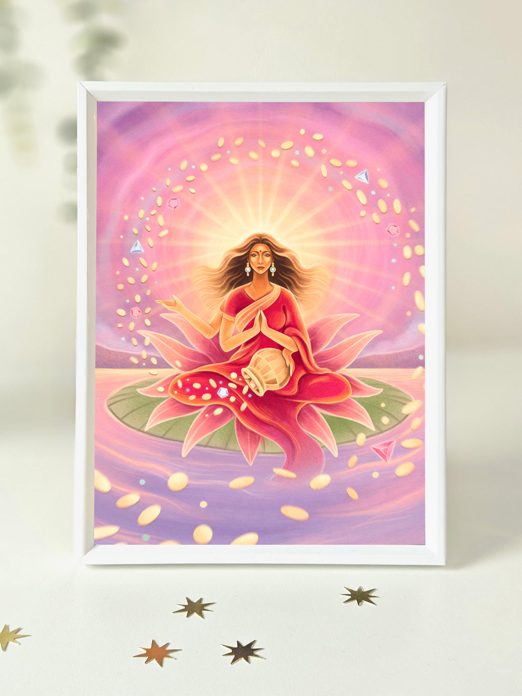 Lakshmi Goddess Art Print