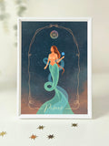 Pisces Zodiac Art Print