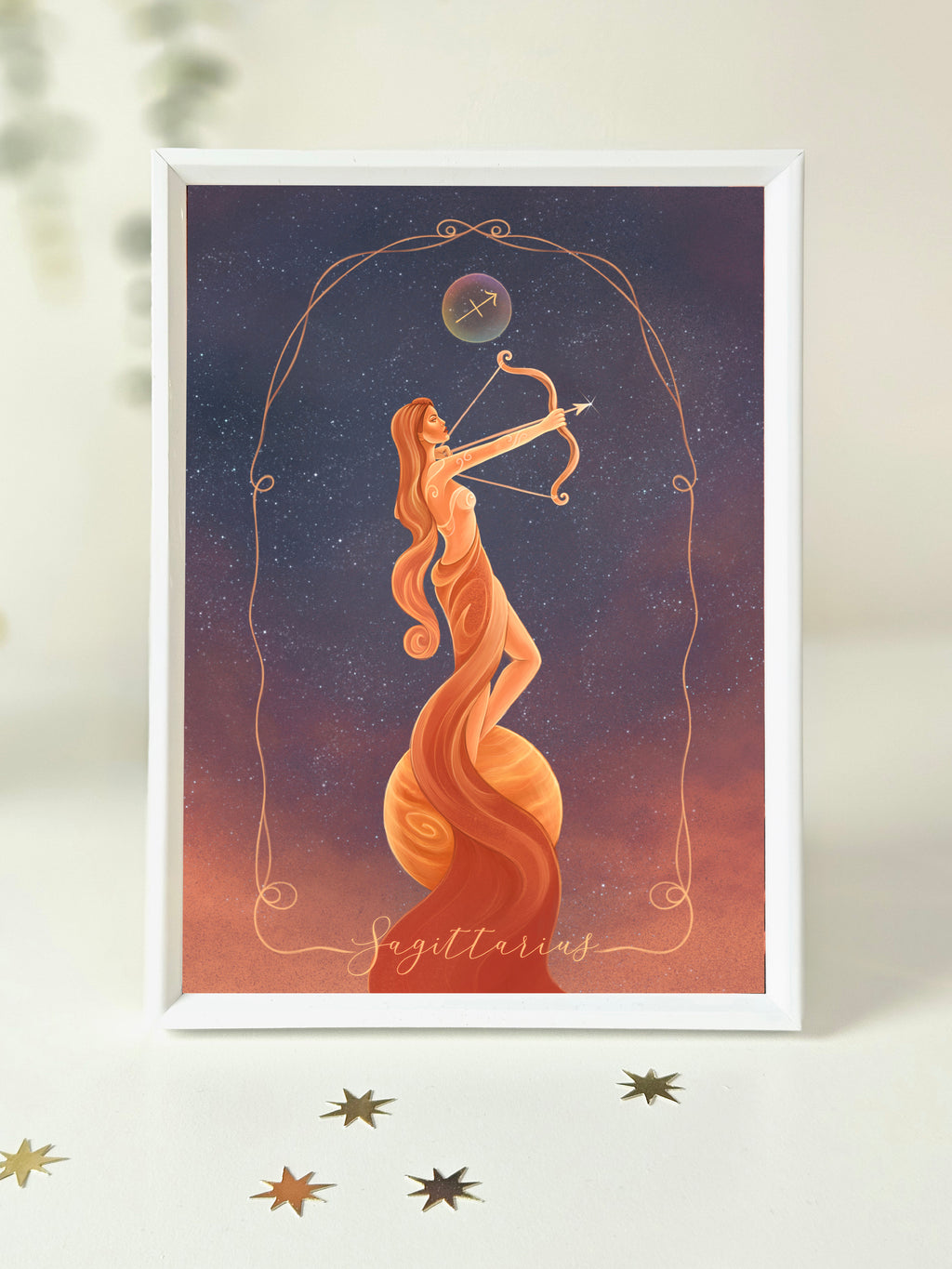 Sagittarius Zodiac Art Print