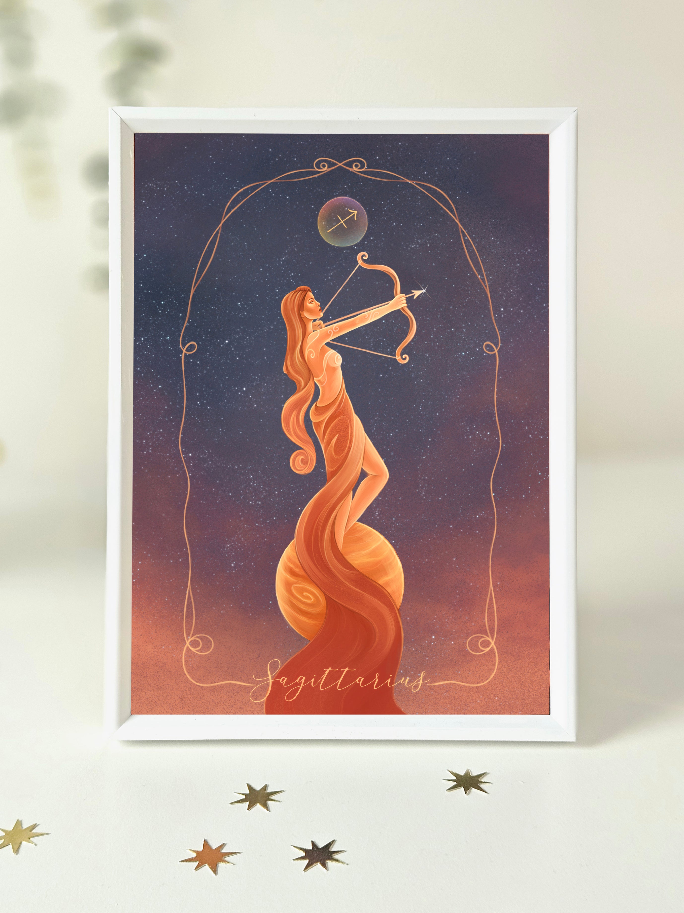 Sagittarius Zodiac Art Print
