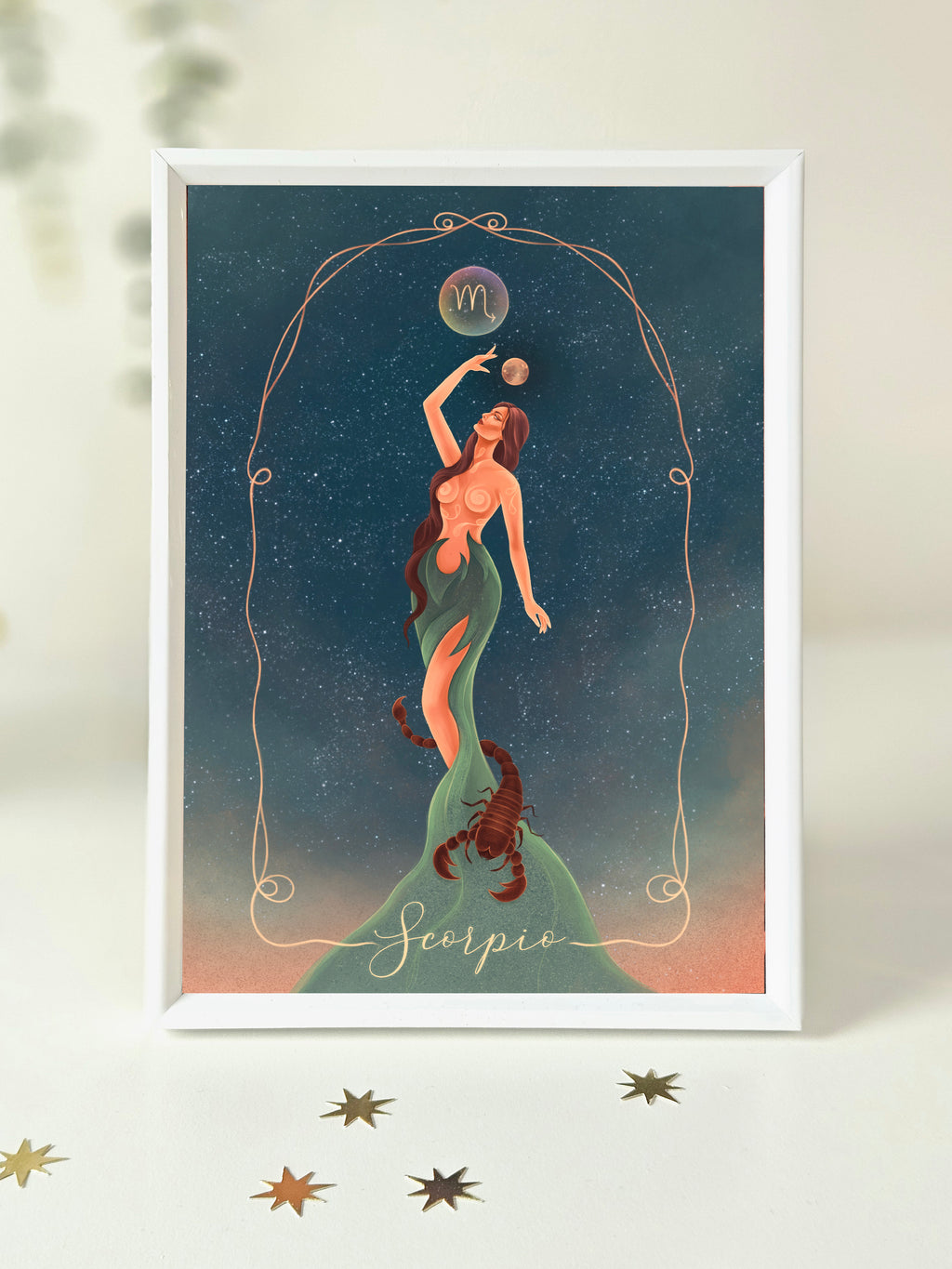 Scorpio Zodiac Art Print
