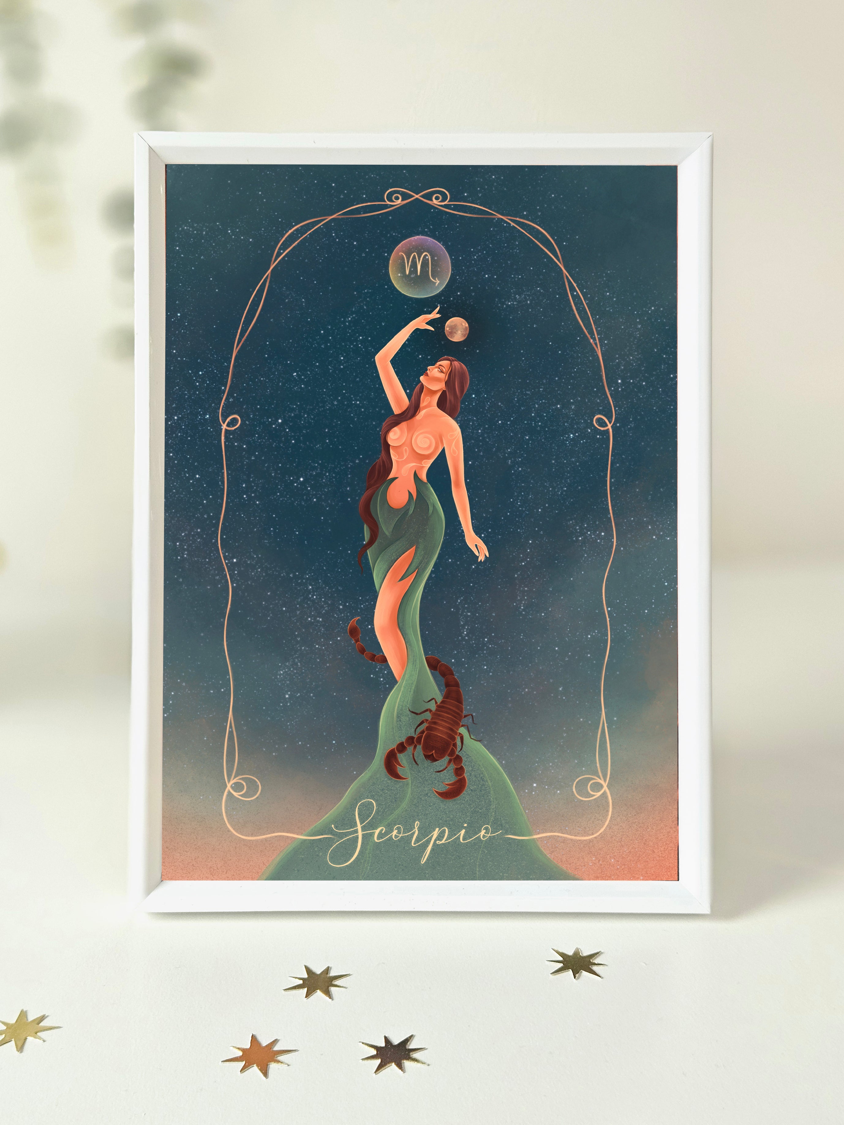 Scorpio Zodiac Art Print