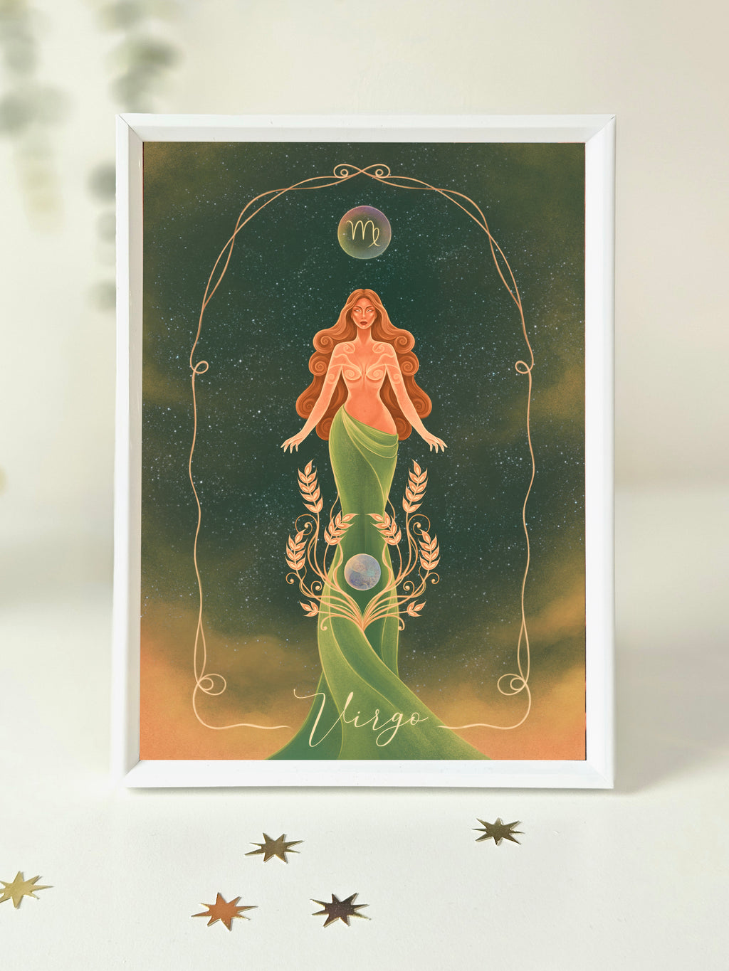 Virgo Zodiac Art Print