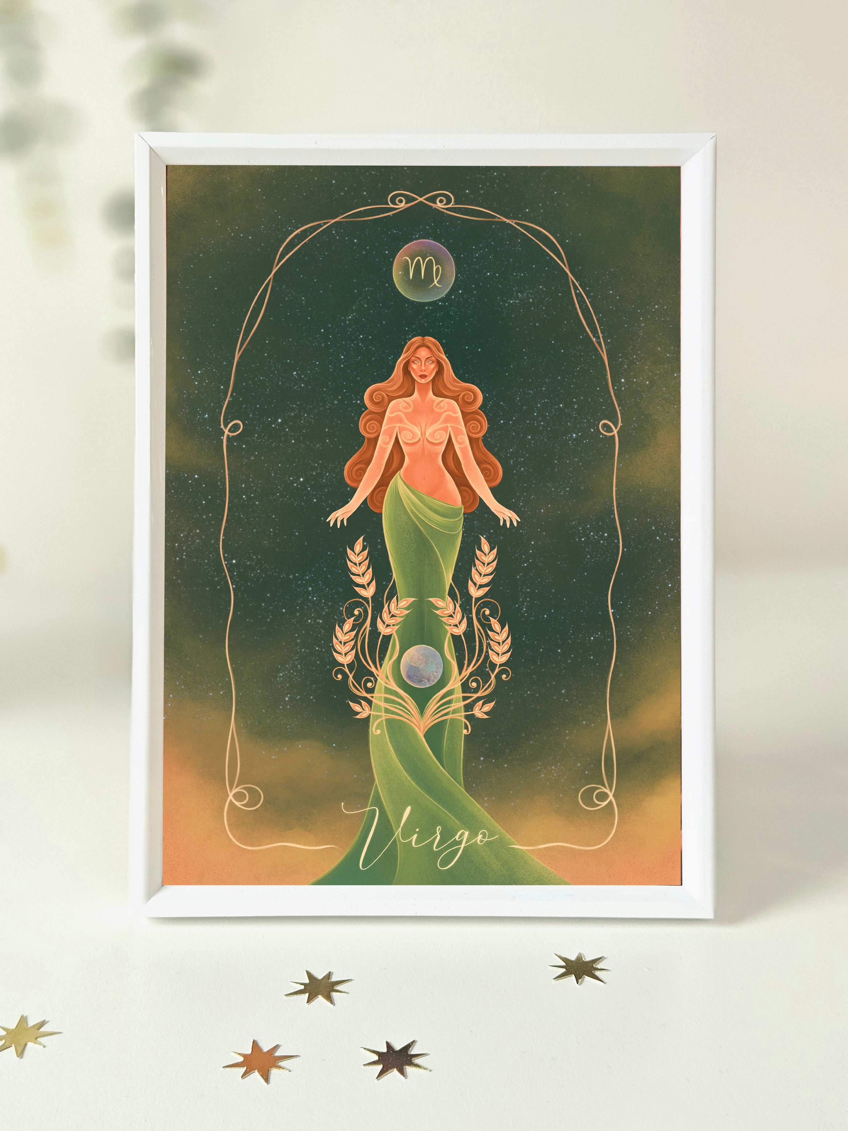 Virgo Zodiac Art Print